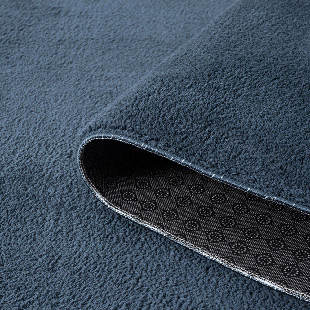 Desire Rugs Comfy Navy Anti Slip Felt Backing Rug 160 x 220cm Image 4