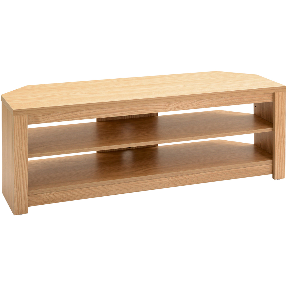 TTAP Memphis 2 Shelf Oak TV Stand Image 2