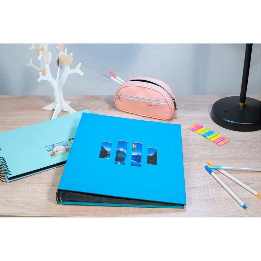 Exacompta Milano Blue Photo Book Album 60 Pages 300 Photos Image 2