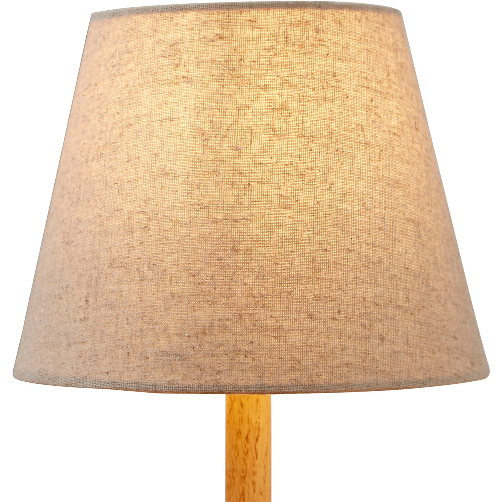 Lighting Collection Underwood Cream Linen Tapered Lamp Shade 20cm Image 3