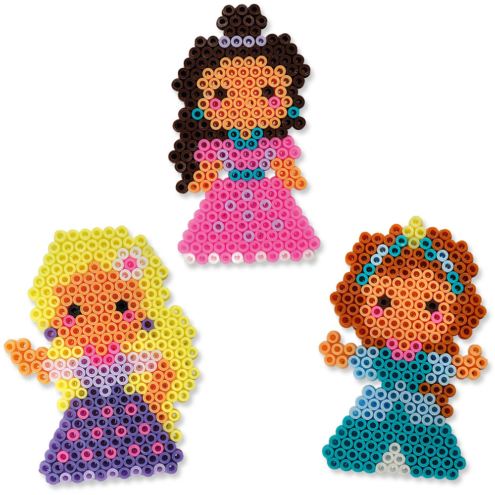 SES Creative Beedz Princesses and Animal Friends Iron On Beads Kit 1600 Piece Image 3