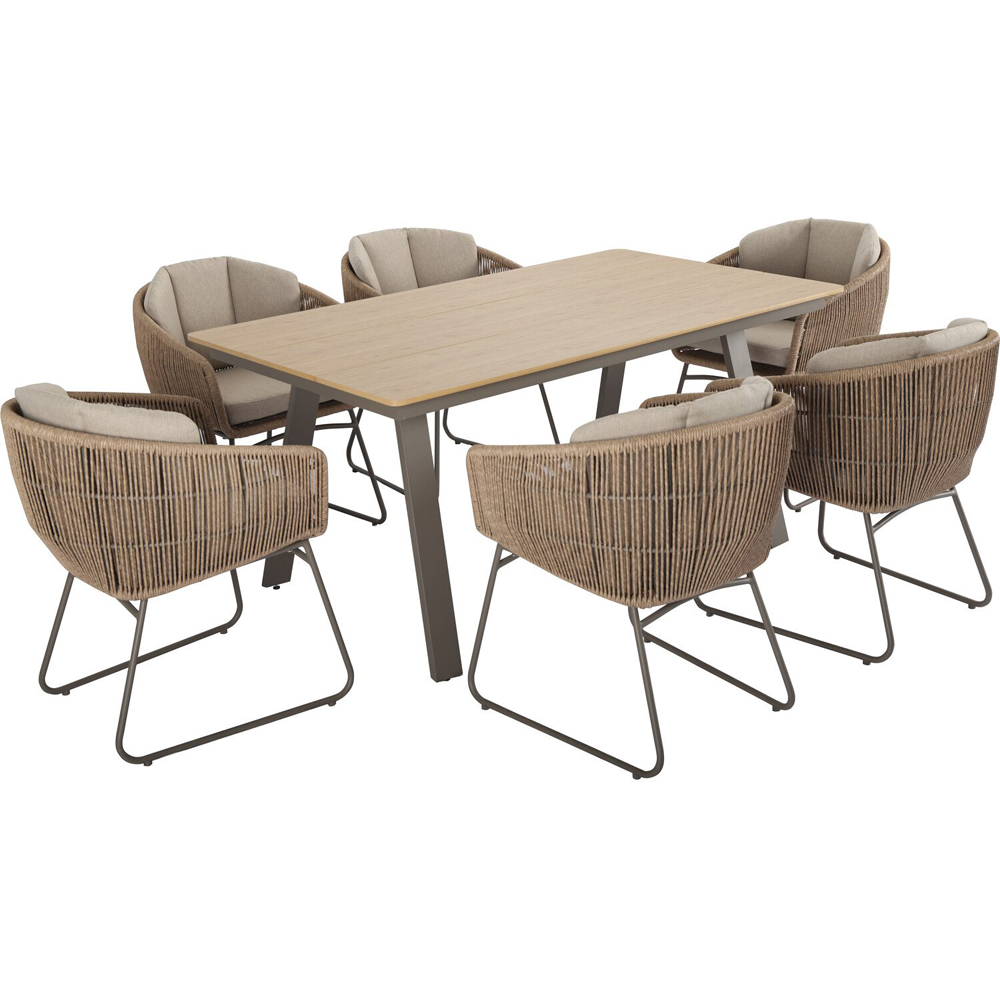 Manhattan Dining Set Beige Image 2
