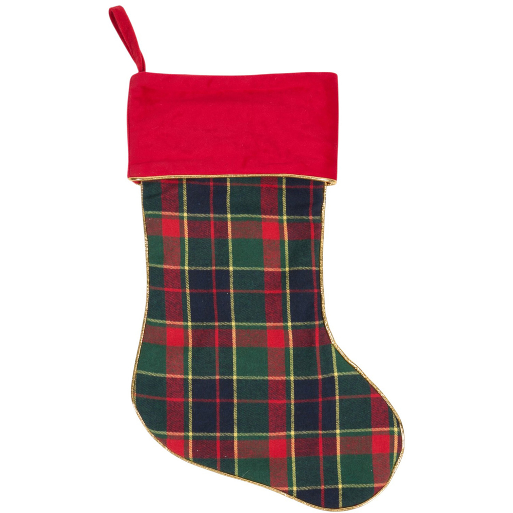 Tartan Red Stocking Image 4
