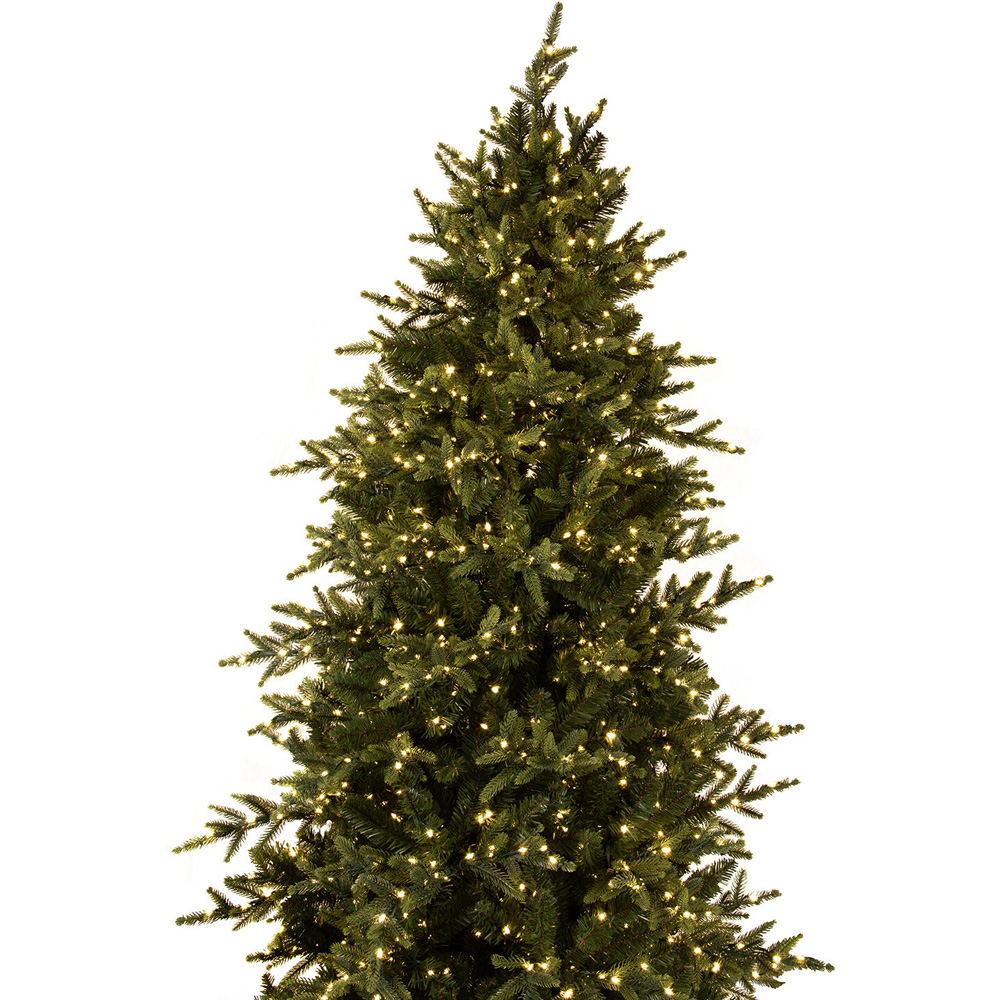 Hatherleigh Pre-Lit Fir Tree Green 7ft | Wilko