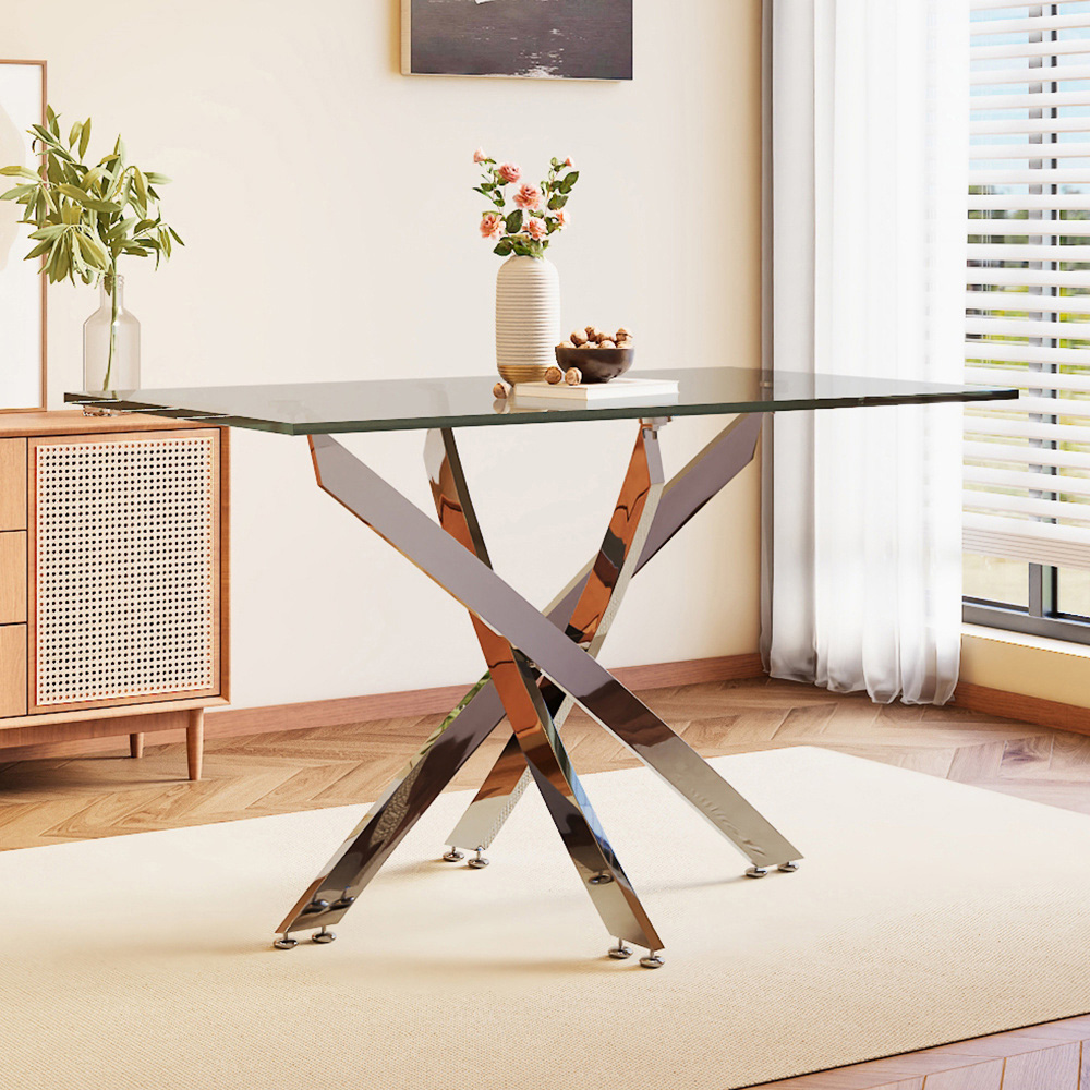 Living and Home Tempered Glass Coffee Table Image 6