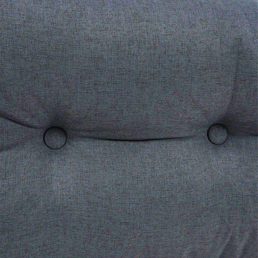 Living and Home Dark Grey Washable Wedge Headboard Pillow with Side Pocket 50 x 180cm Image 4