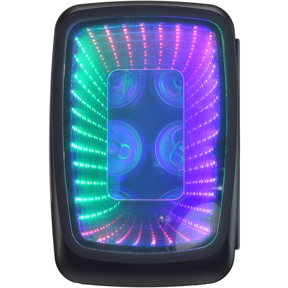 LED Gaming Mini Fridge Black Image 2