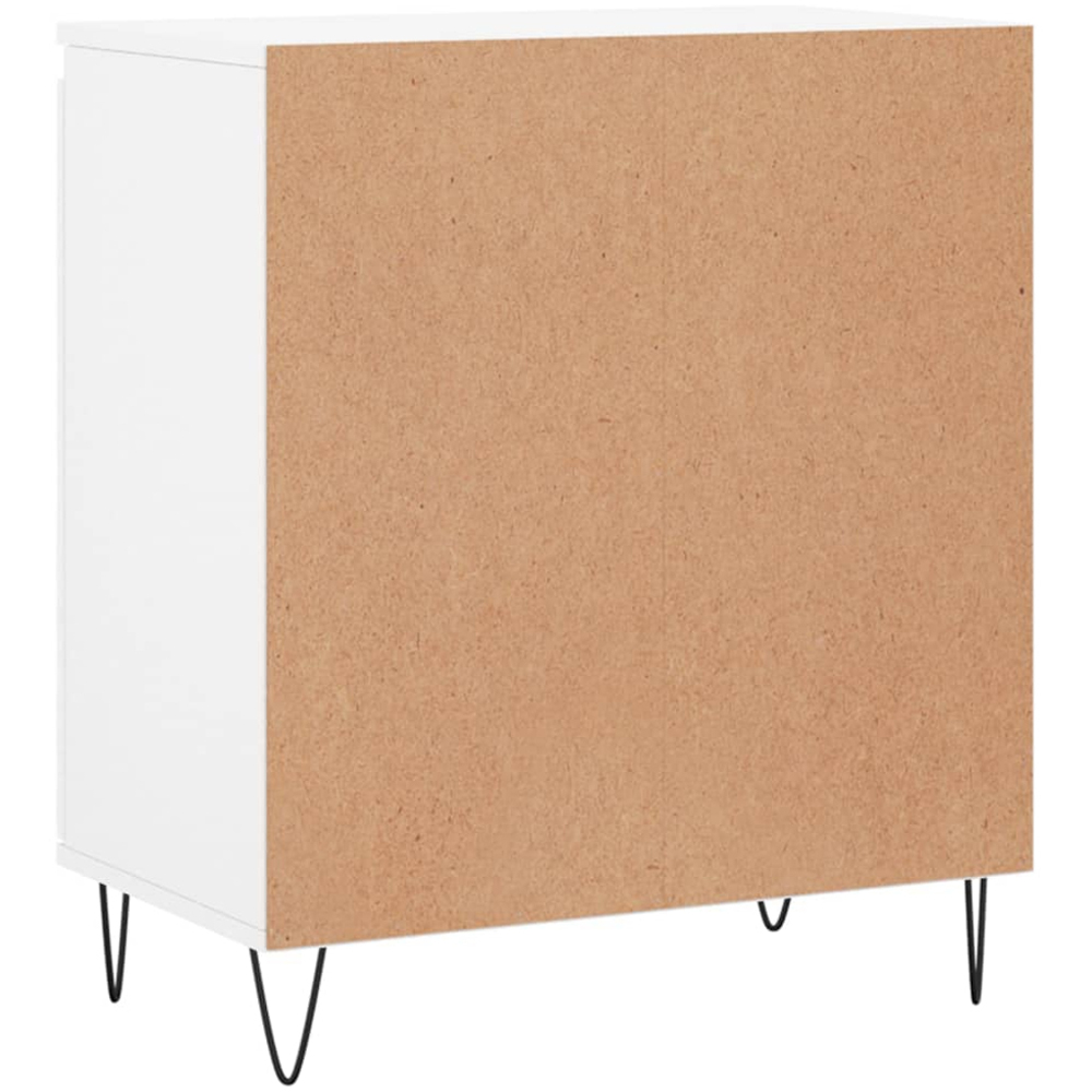 vidaXL 2 Door White Sideboard Image 8