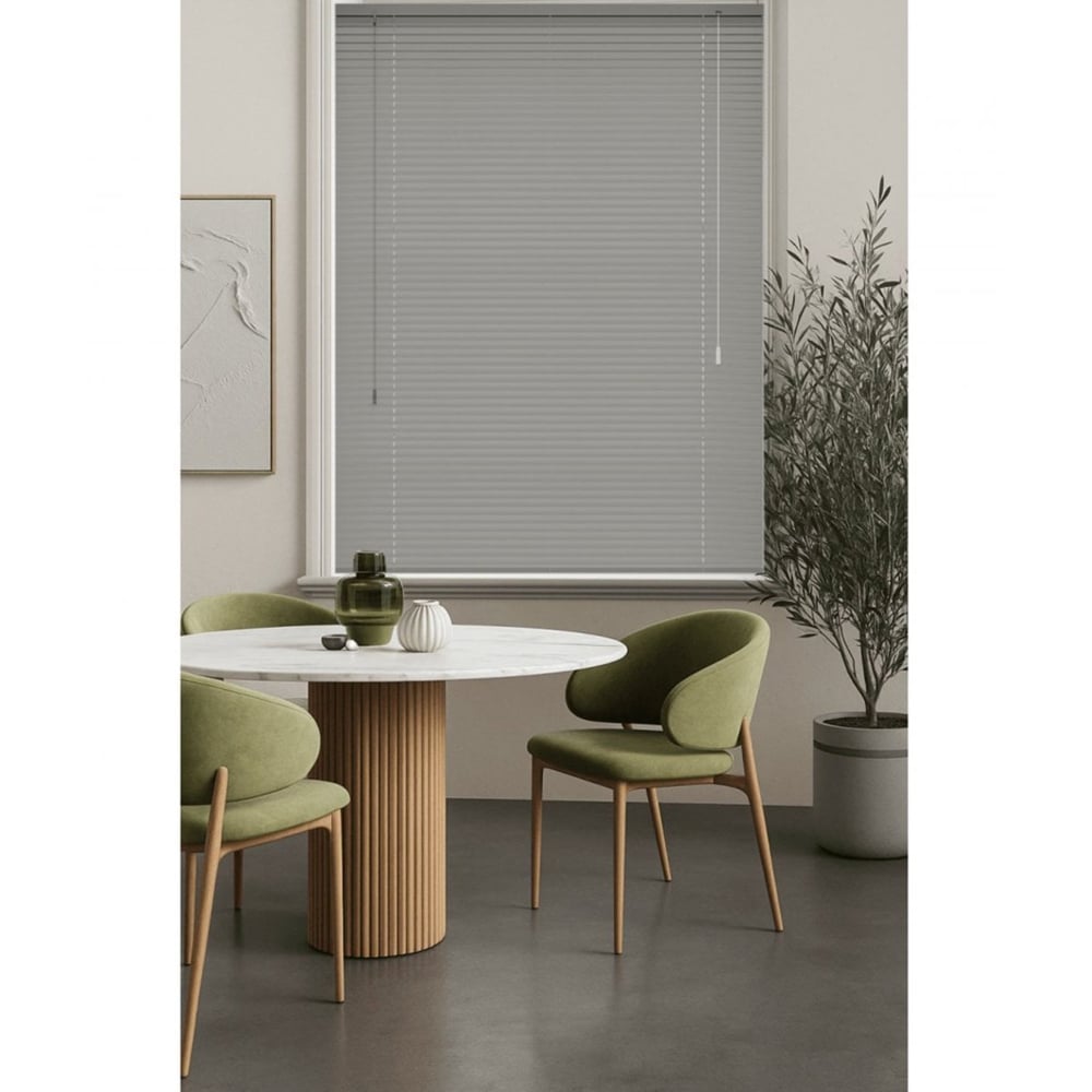 New Edge Blinds PVC Venetian Blind Grey 160cm Image 6