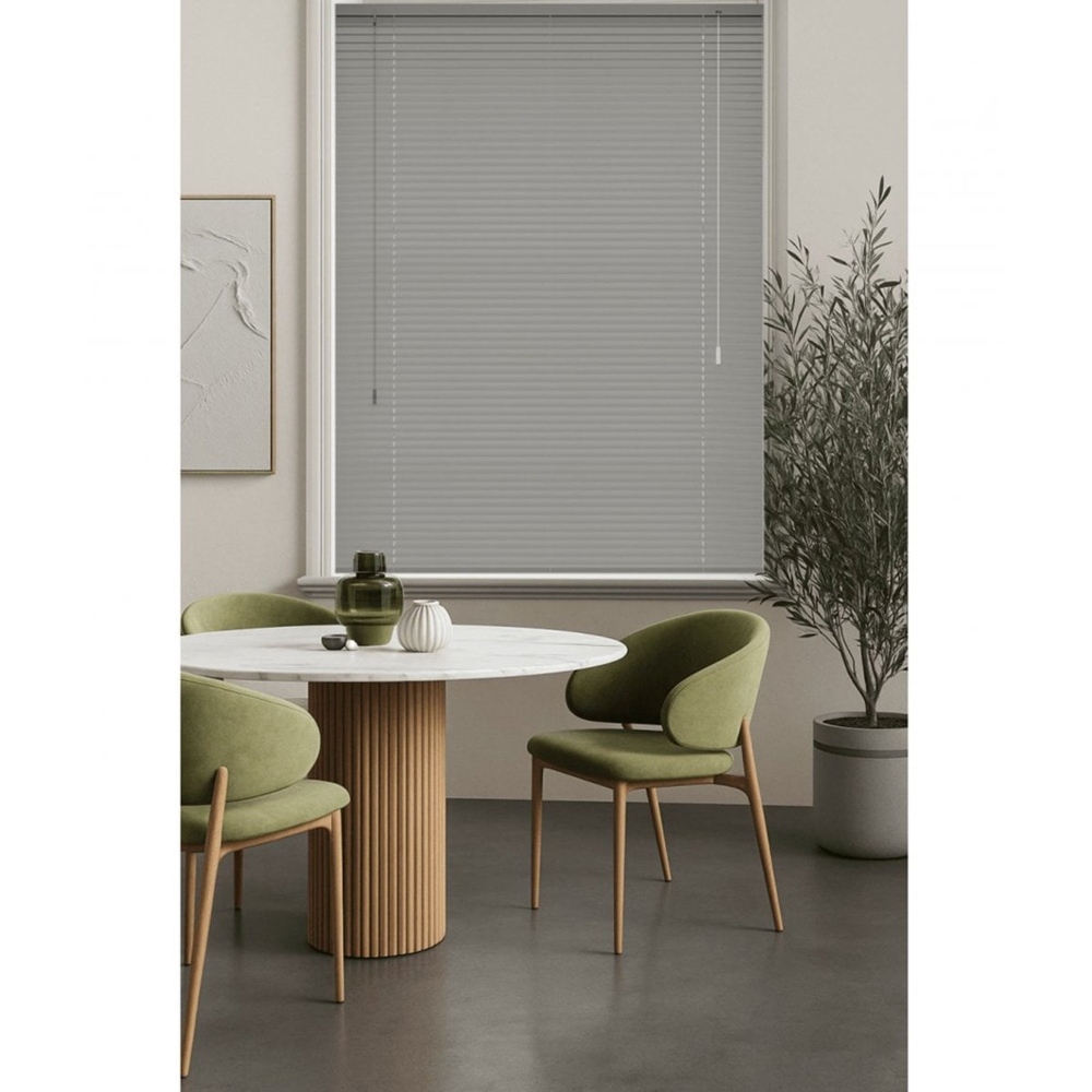 New Edge Blinds PVC Venetian Blind Grey 55cm Image 6