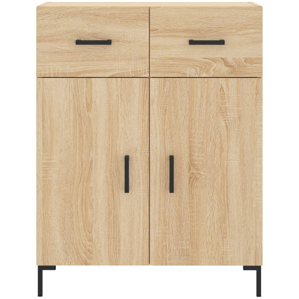 vidaXL 4 Door 2 Drawer 7 Shelf Sonoma Oak Highboard Image 8