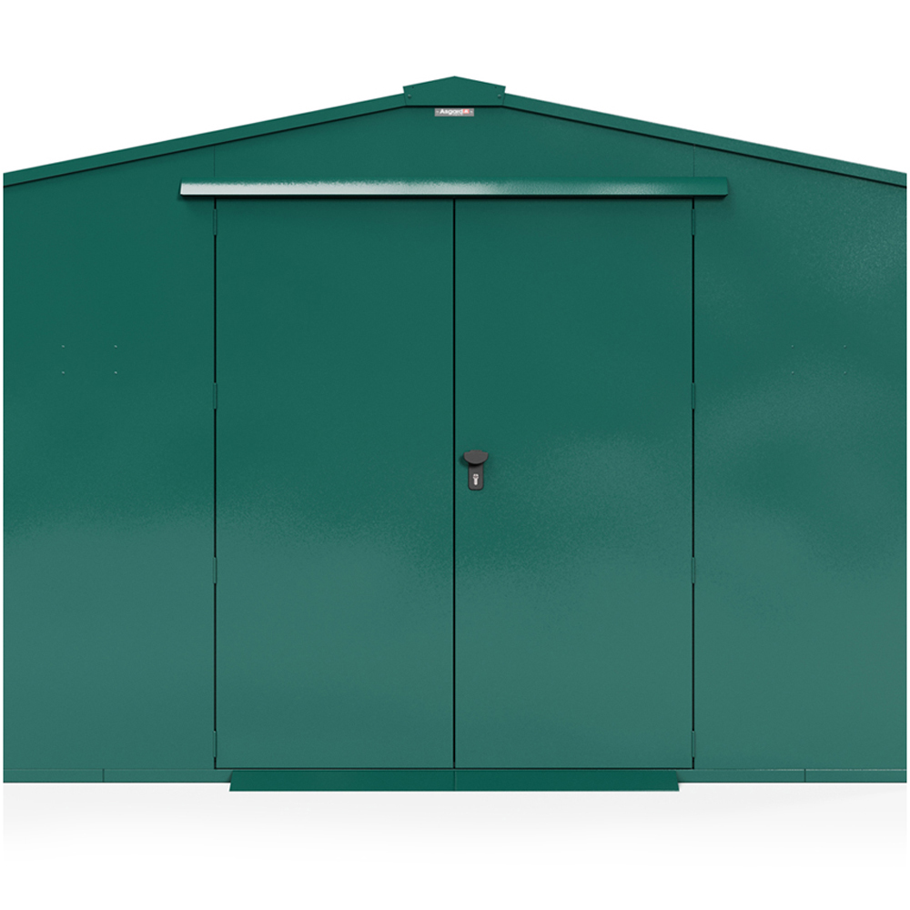 Asgard Garrison Secured by Design 10 x 14ft Green Metal Workshop Shed with Floor and 5 Point Locking Image 3