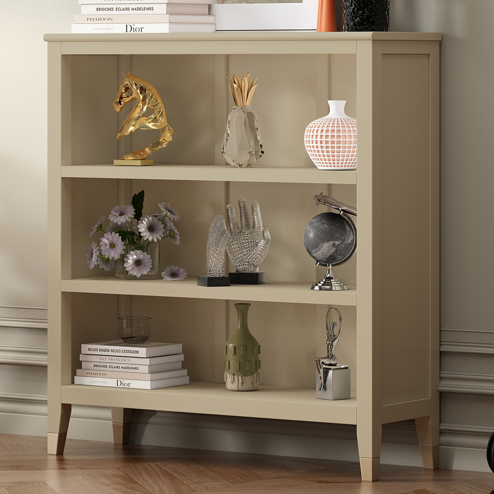 Palazzi 3 Shelves Clay Bookcase Image 1