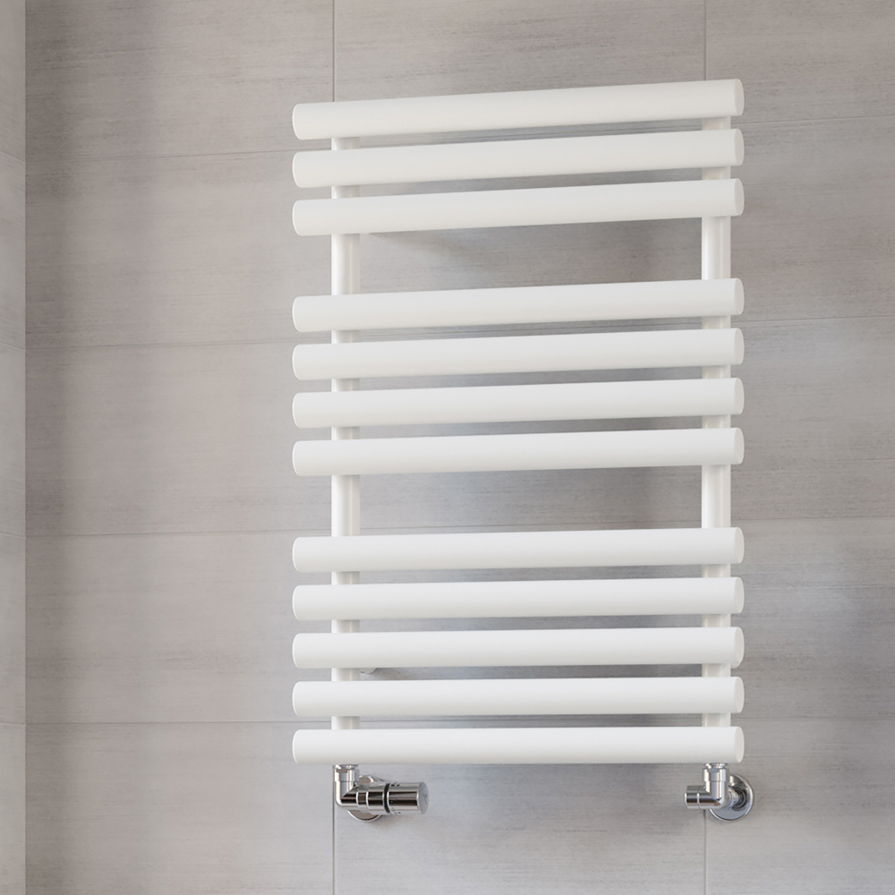 Terma Rolo Towel 1592BTU White Heated Towel Rail 755 x 520mm Image 2