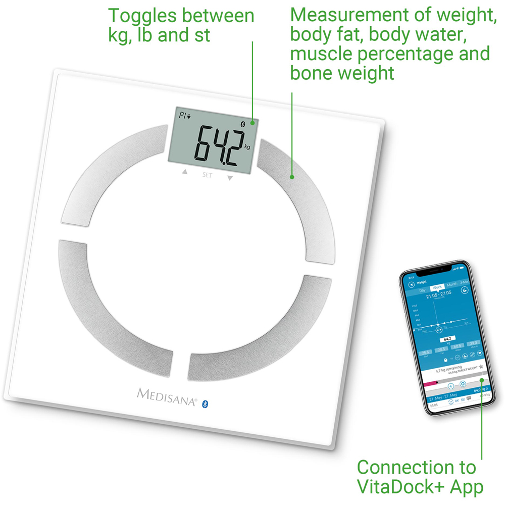 Medisana BS 444 Connect Body Analysis Scale  Image 5