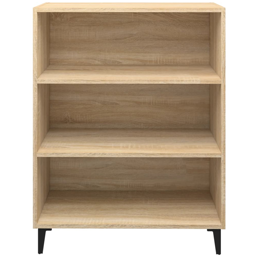 vidaXL 3 Shelf Sonoma Oak Sideboard Image 3