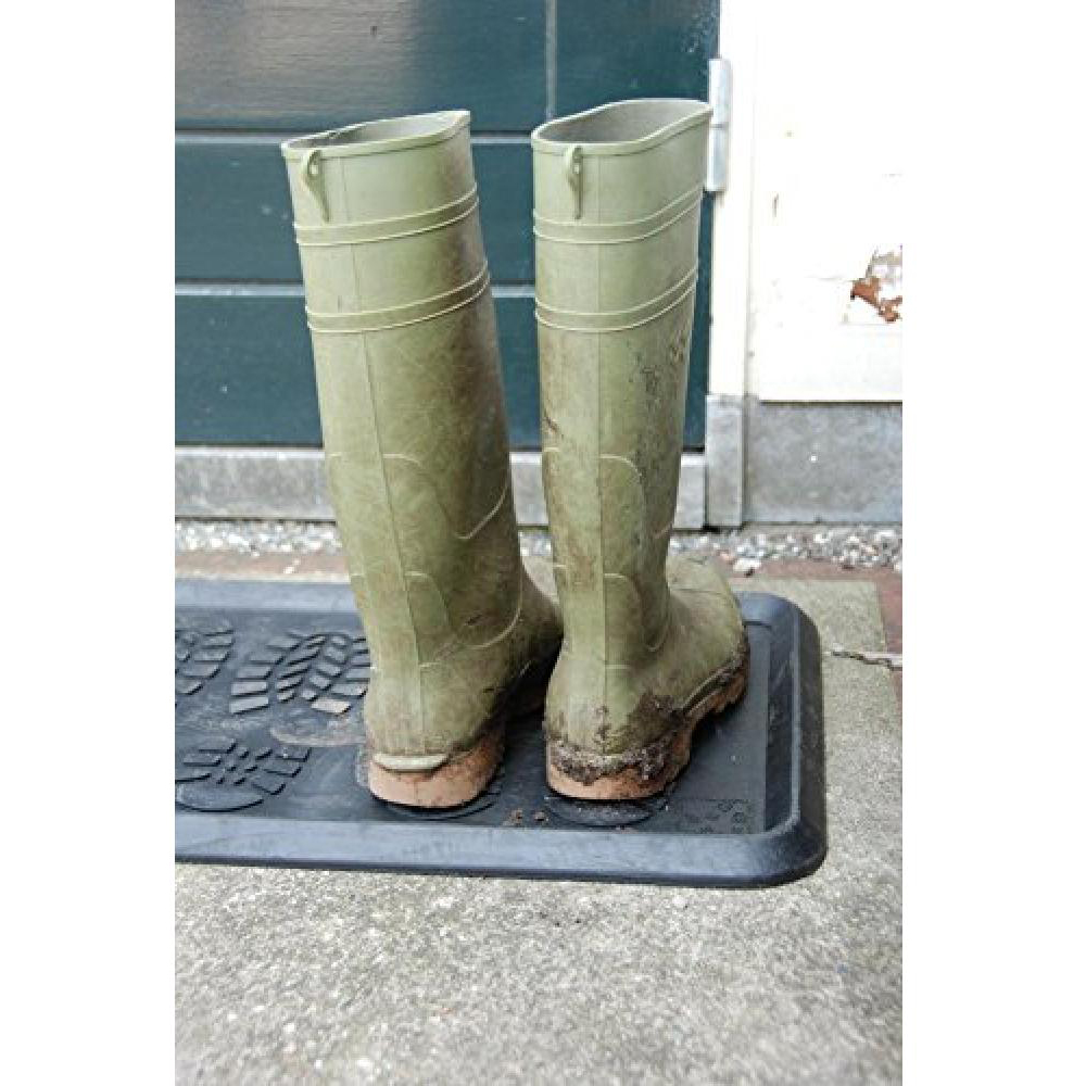 Fallen Fruits Black Heavy Duty Rubber Boot Tray Image 3