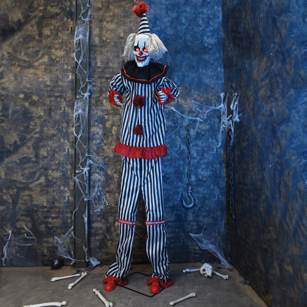 XL Standing Clown - Multicolour Image 2