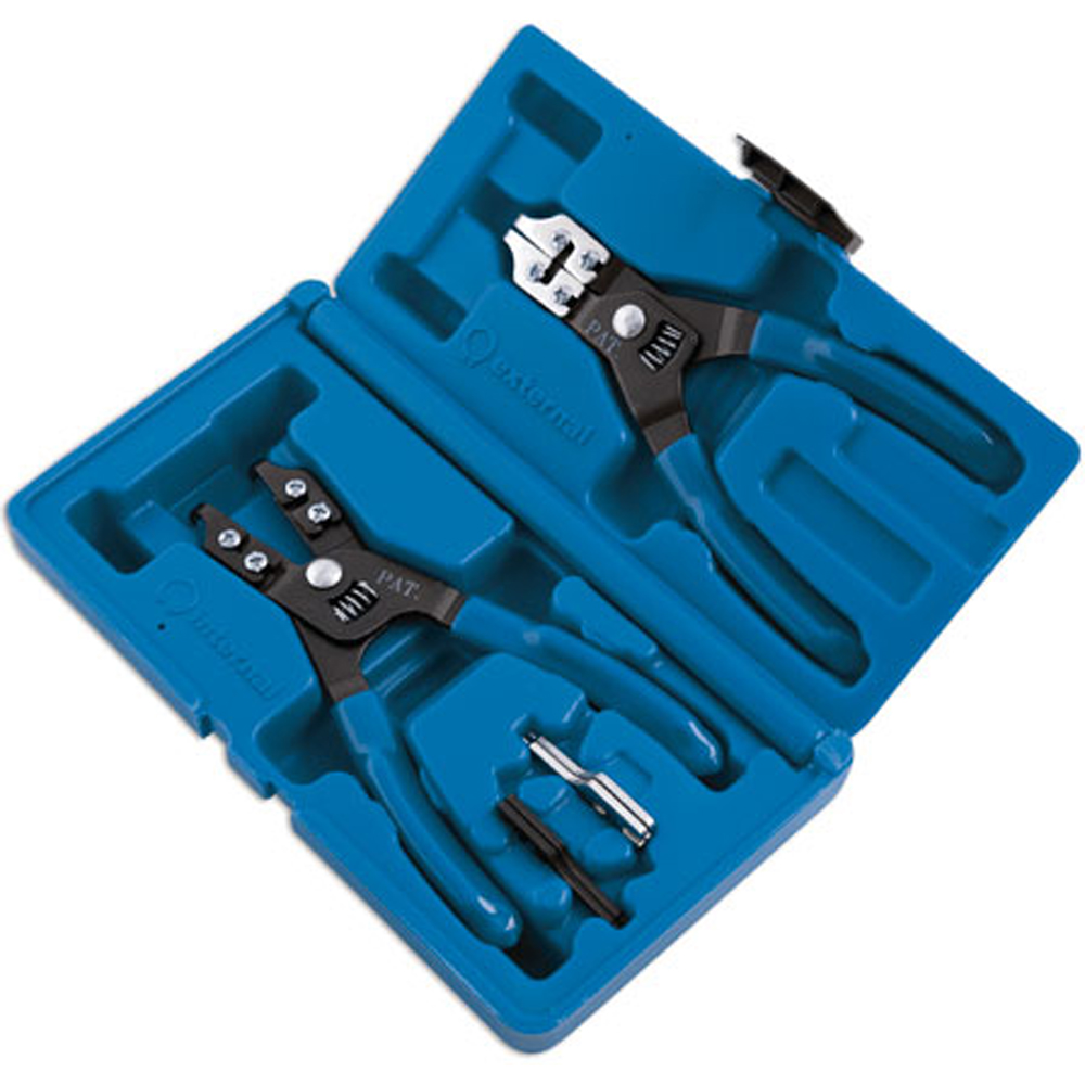 Laser 2 Piece Heavy Duty Circlip Plier Set Image 2