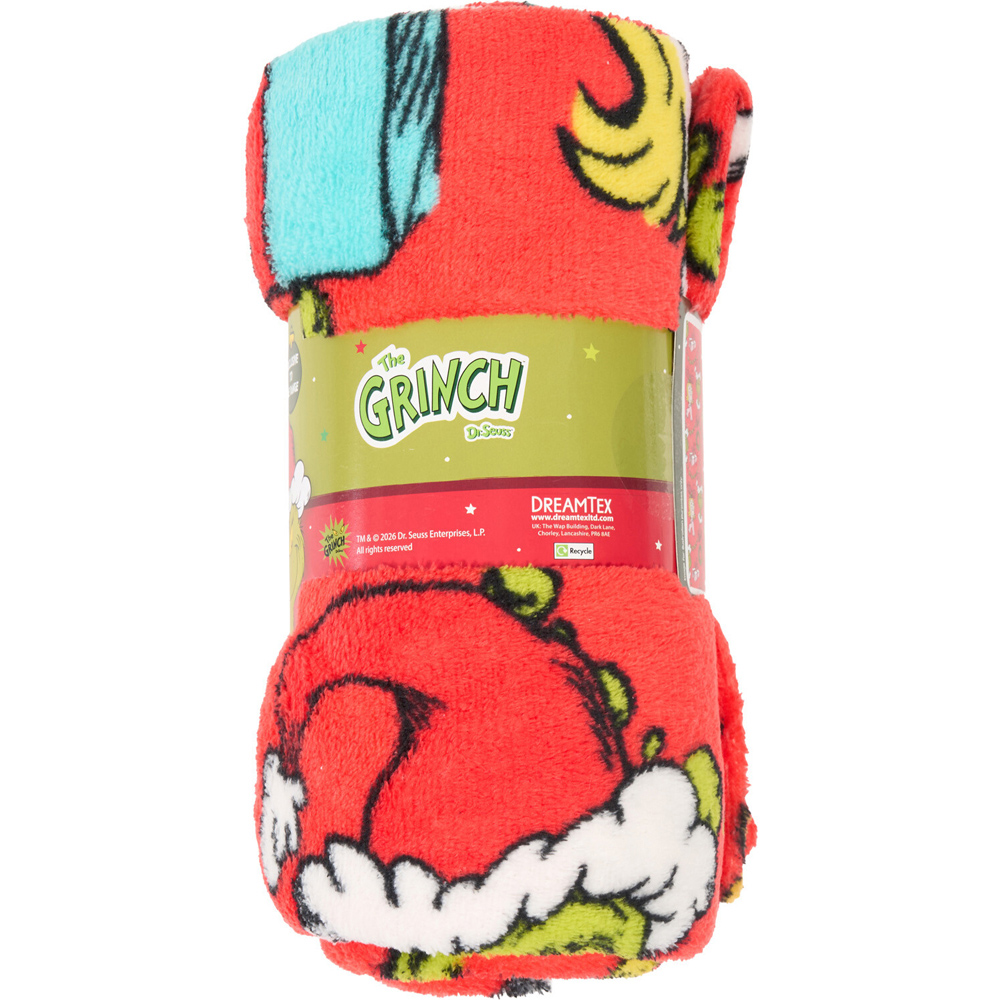 The Grinch Christmas Is Coming Throw Image 2