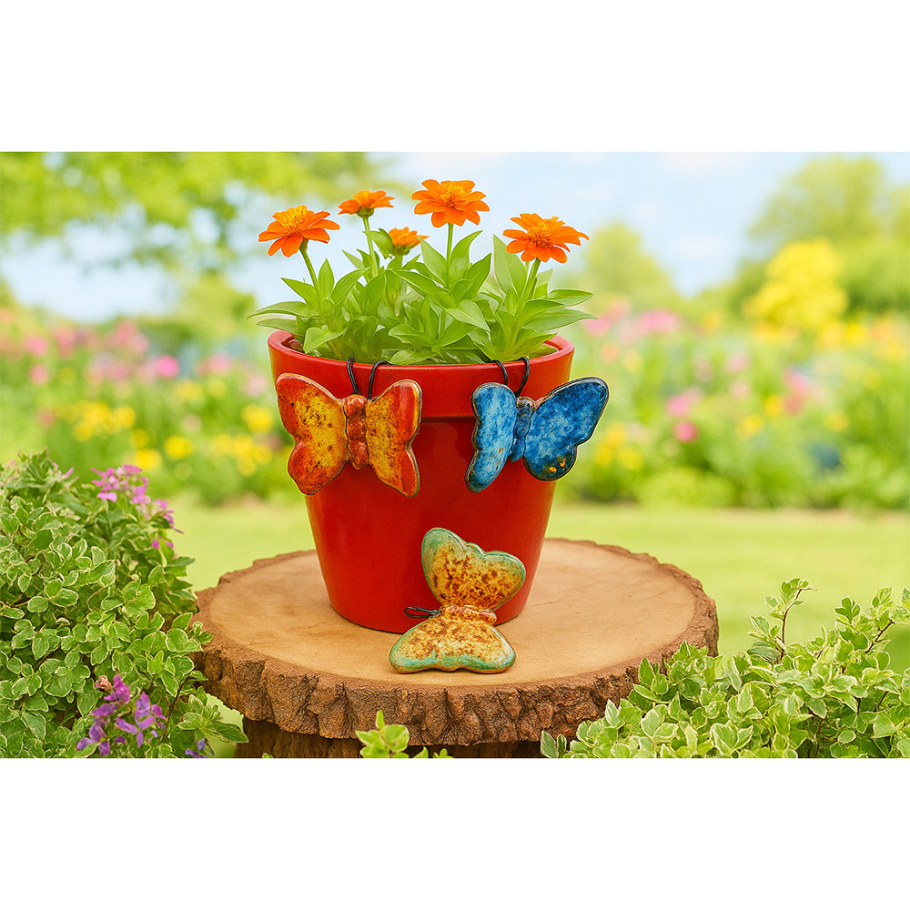 Avilo Butterfly Planter Decoration 3 Pack Image 3