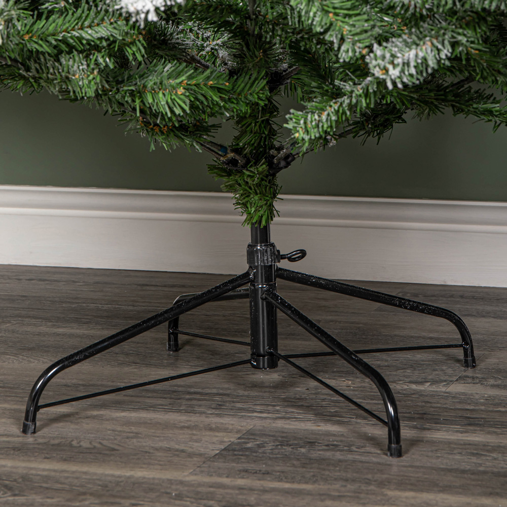 Samuel Alexander Snowy Green and White Everlands Liberty Spruce Artificial Christmas Tree 8ft Image 7