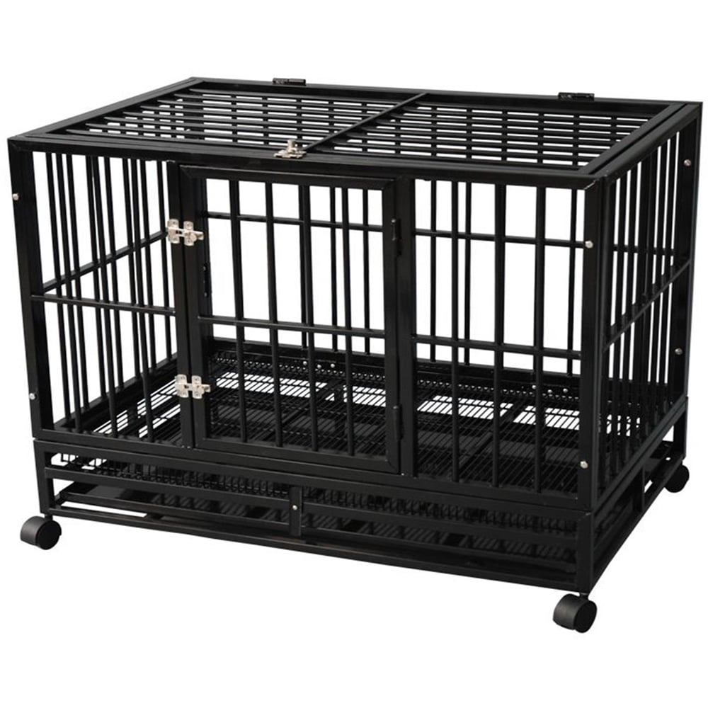 Gr8 Home Large Heavy Duty Metal Pet Dog Cage Image 1