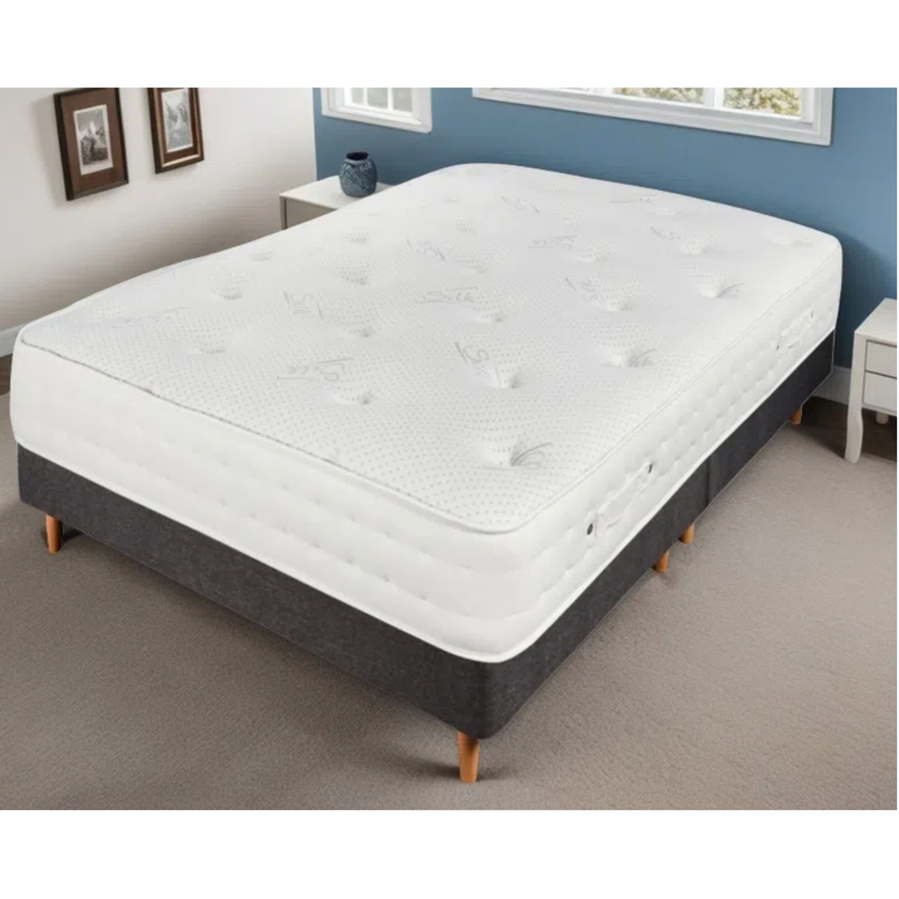 Indoor Living Smooth Silk Small Double 1000 Pocket Medium to Firm Support Mattress Image 2