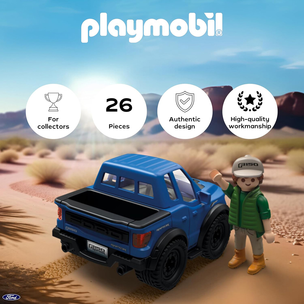 Playmobil x Ford F-150 Raptor Playset Image 8
