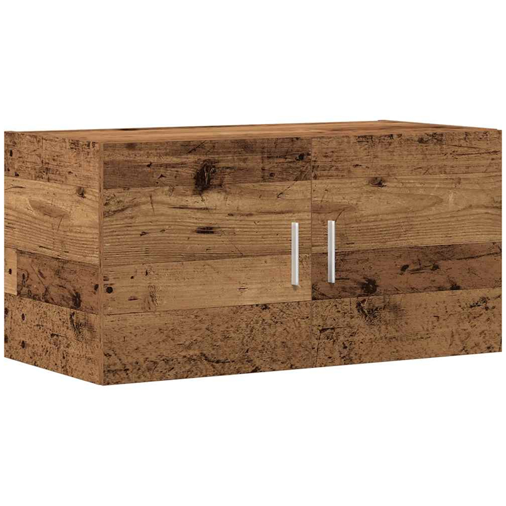 vidaXL 2 Door Old Wood Wall Cabinet Image 2