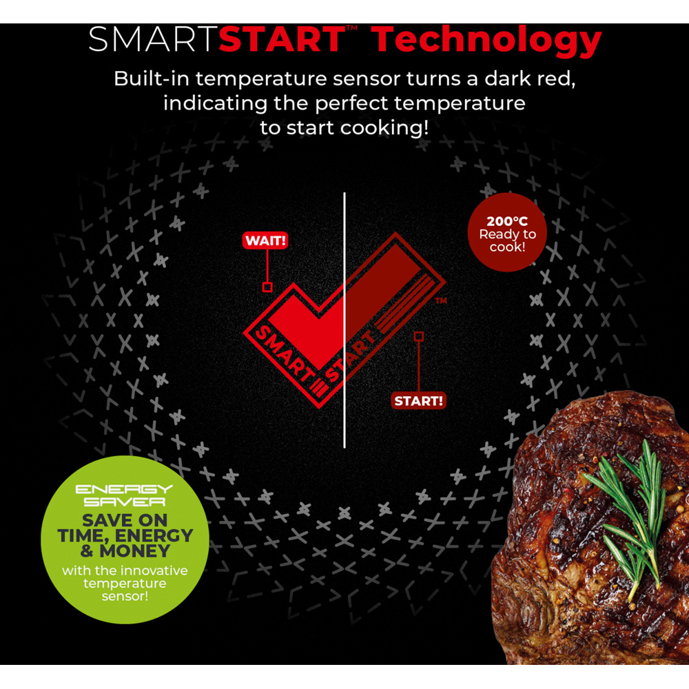 Tower Smart Start 24cm Black Ultra Forged Aluminium Non-Stick Frying Pan Image 3