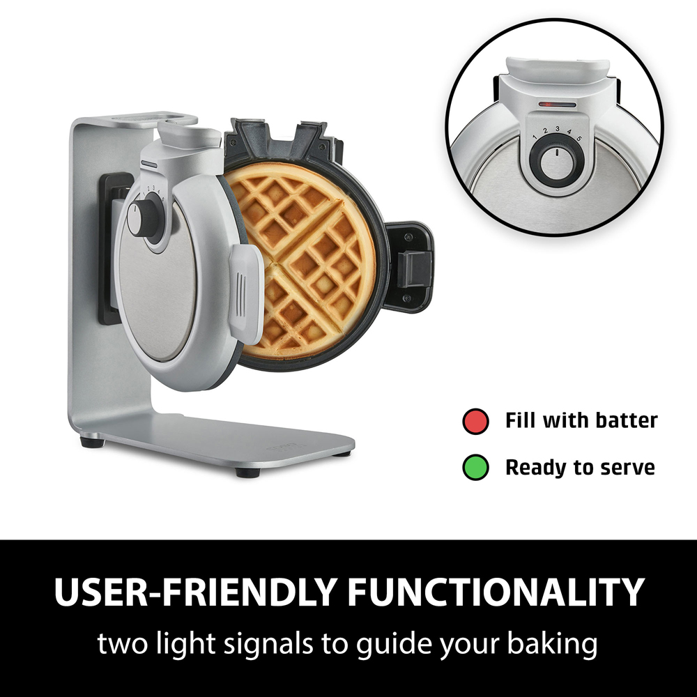 CASO Design WaffleUp 02932 Upright Belgian Waffle Maker 800W Image 7
