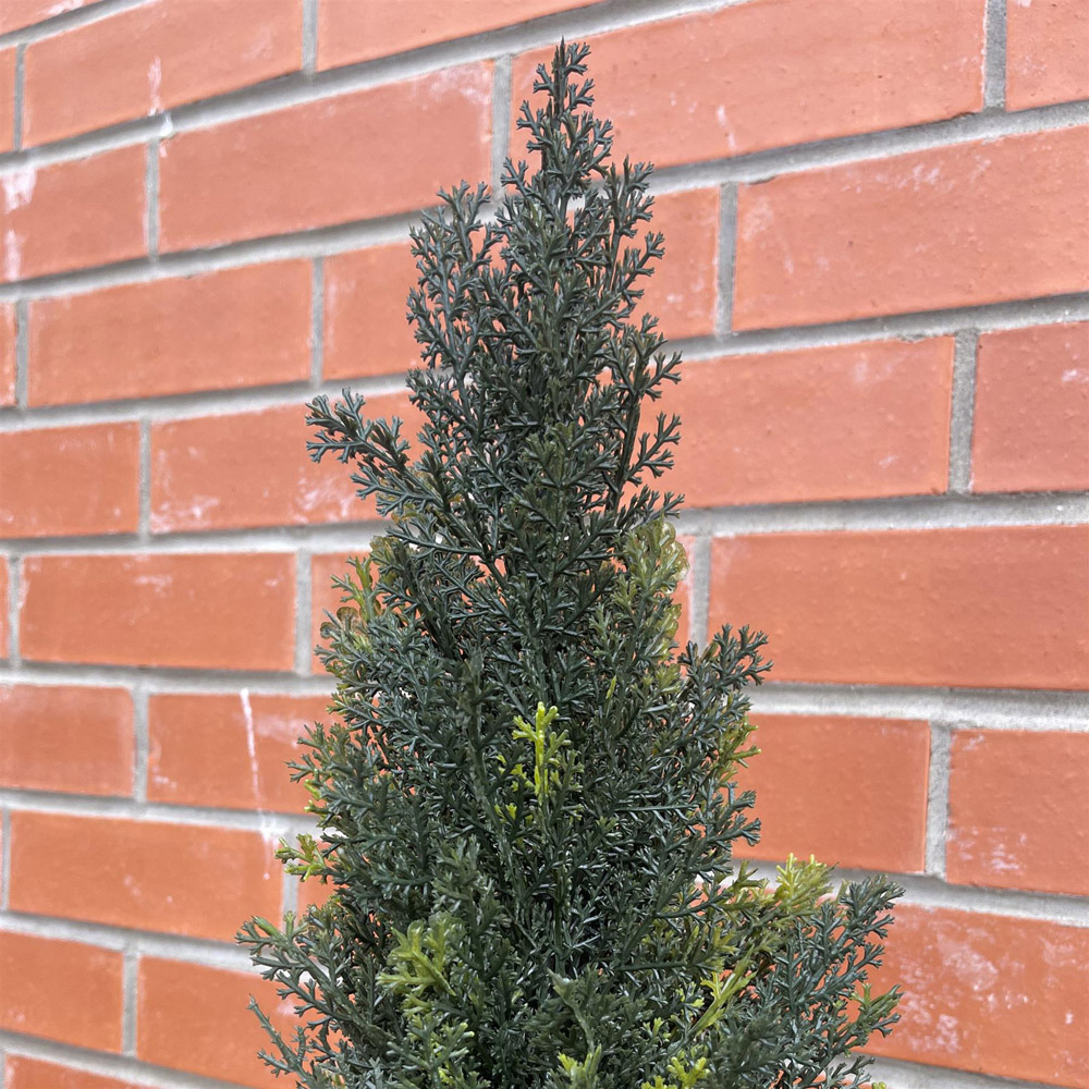 Leaf Natural Look Cedar Artificial Tree in Pot 4ft Image 5