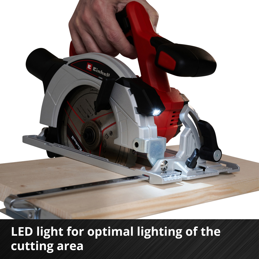 Einhell Power X-Change TE-CS 18/165-1 Li-Solo Cordless Circular Saw 165mm Image 3