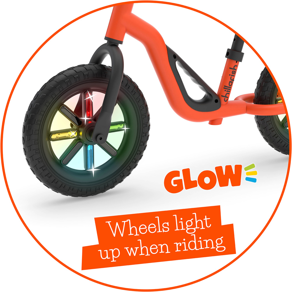 Chillafish Charlie 10 inch Orange Toddler Balance Bike Image 3