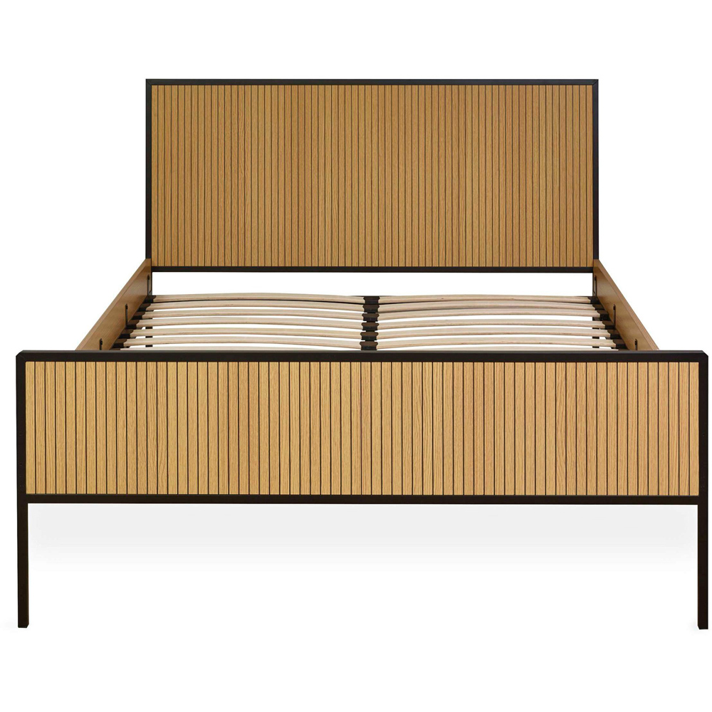 Julian Bowen Sia King Size Oak Effect Bed Frame Image 4