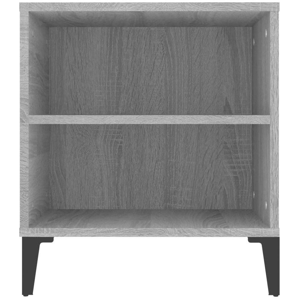 vidaXL 2 Door 4 Shelf Grey Sonoma TV Cabinet Image 7