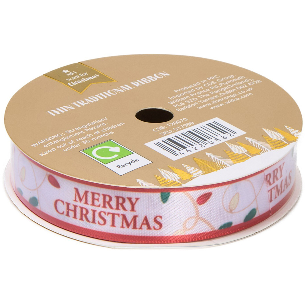 Thin Traditional Decorating Ribbon Image 7