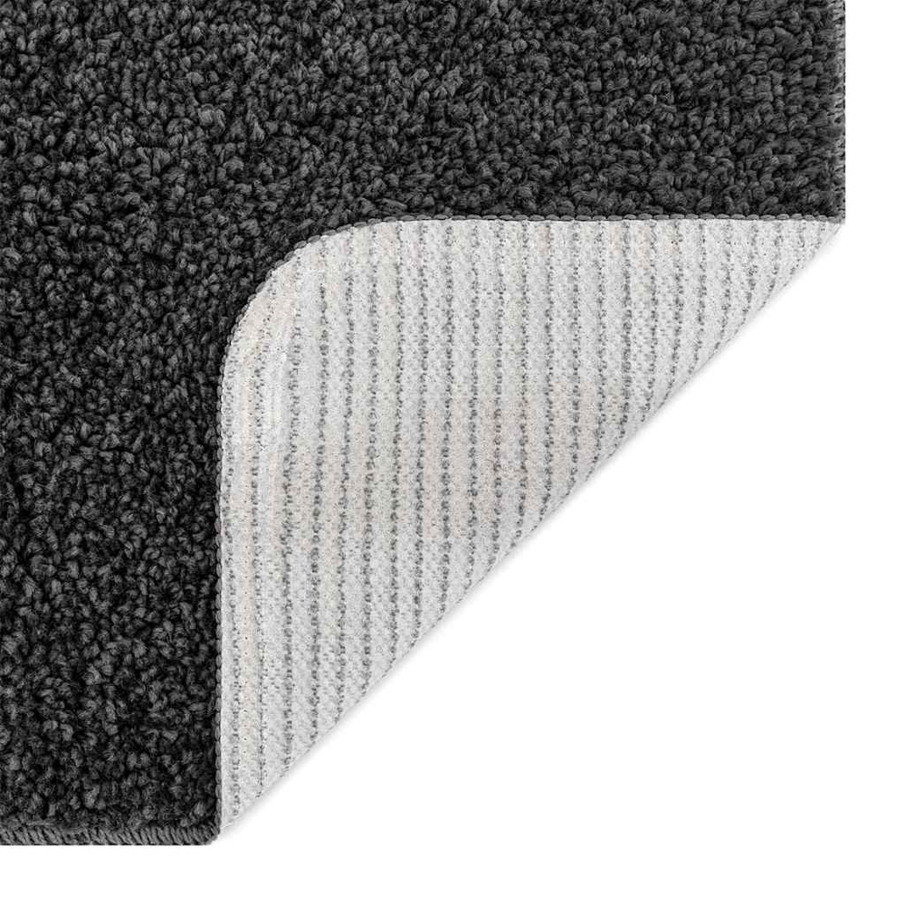 vidaXL Dark Grey Anti-Slip Bath Mat 50 x 80cm Image 3