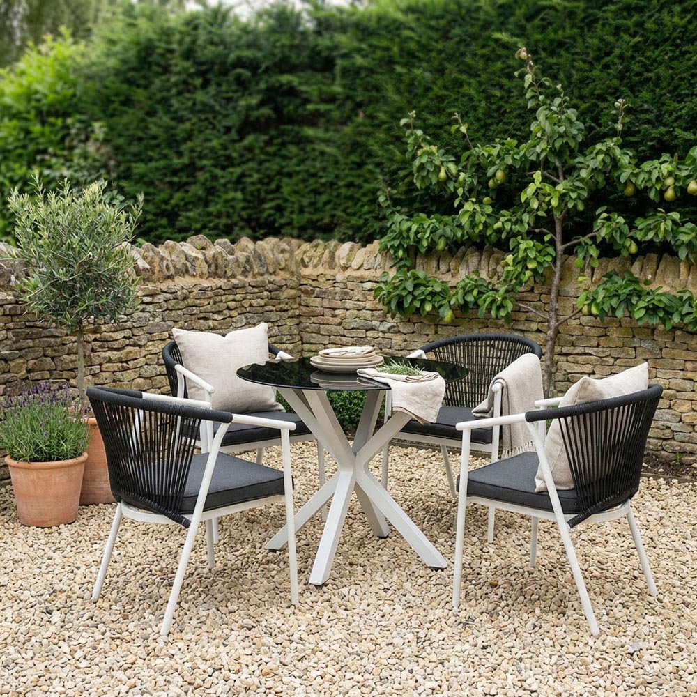 Maisie Dining Set - Grey and Black Image 5