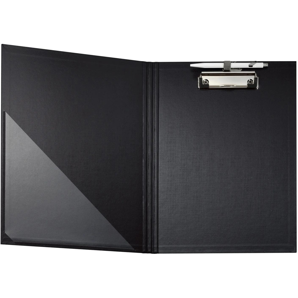 Exacompta Black Coated Paper A4 Foldover Clipboard 10 Pack Image 2