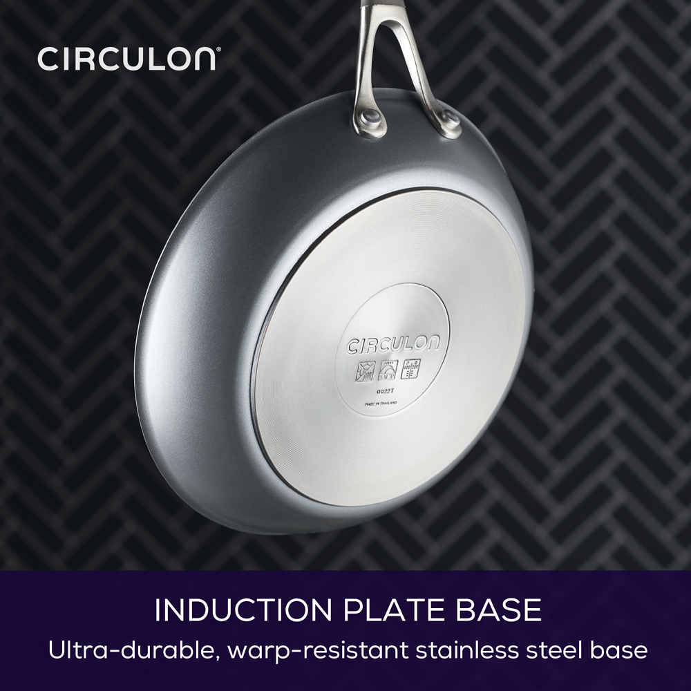 Circulon Scratch Defense A1 28cm Nonstick Aluminium Saute Pan with Lid Image 5