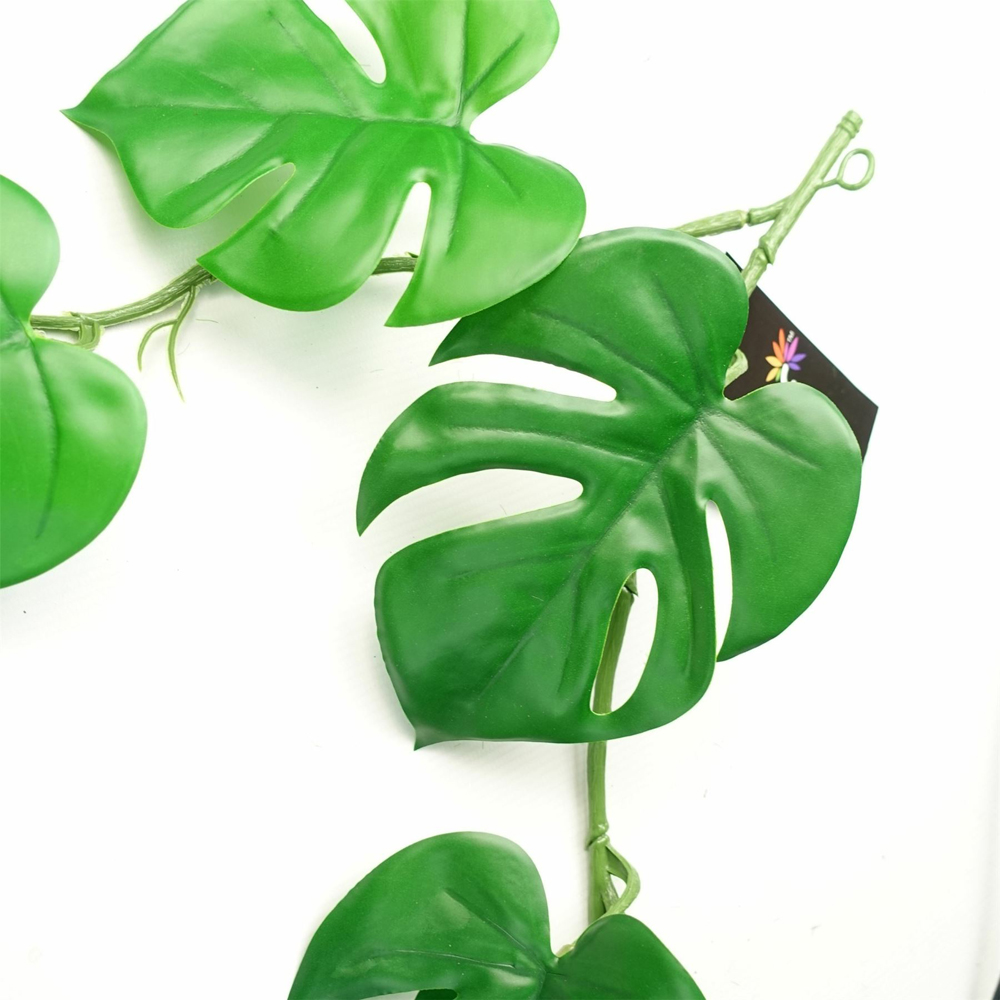 Leaf Trailing Monstera Hanging Artificial Plant 180cm Image 2