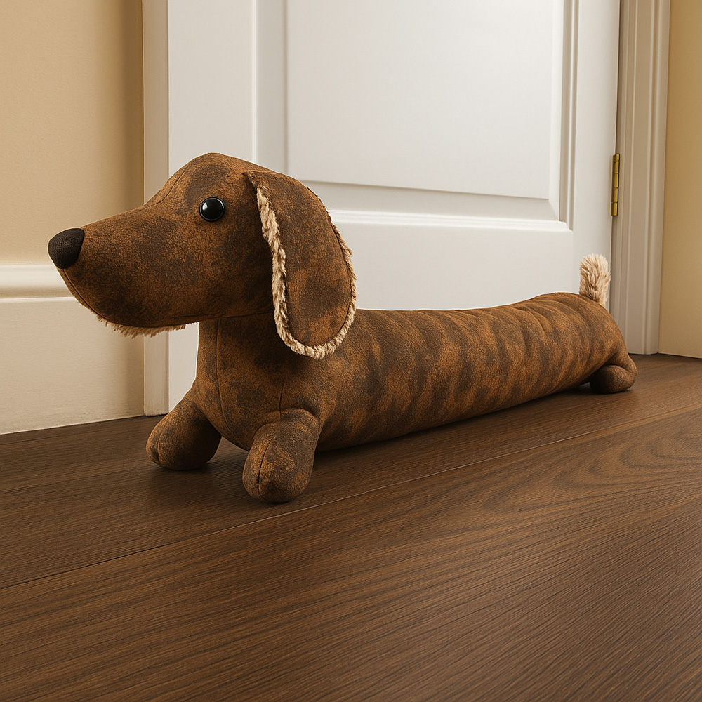 Avilo Brown Dachshund Draught Excluder Image 2