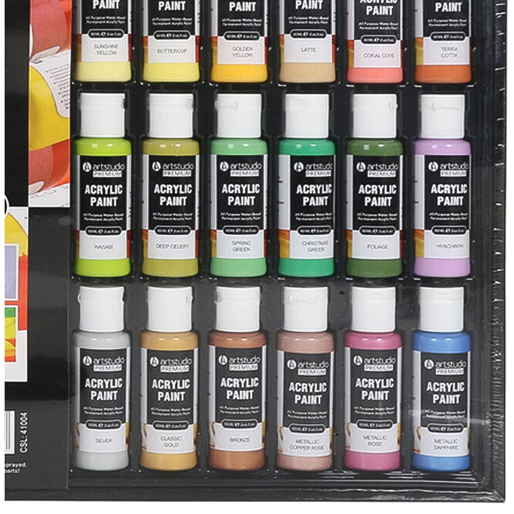 Art Studio Premium Acrylic Paint Set Image 5