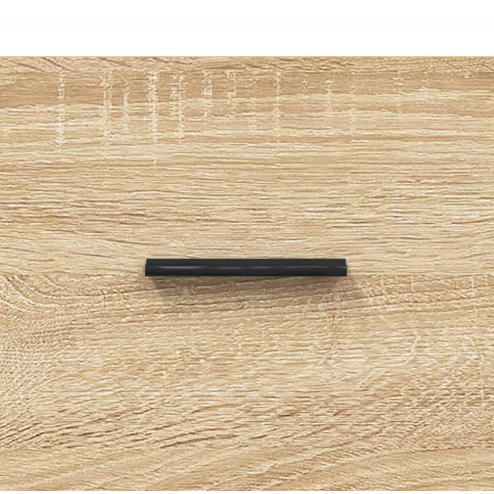 vidaXL 3 Drawer Sonoma Oak Sideboard Image 9