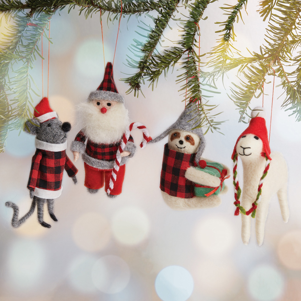 Simply Make Christmas Chums Needle Felting Craft Set 4 Pack Image 3