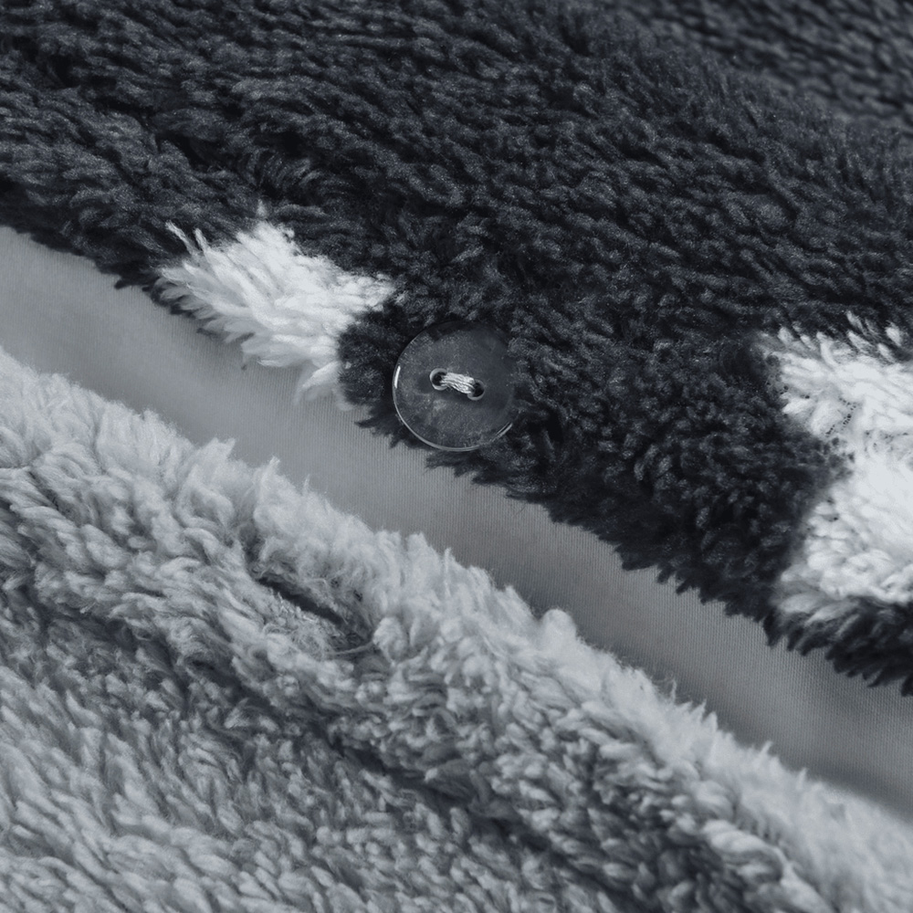 Galaxy Navy Teddy Duvet Set Double Image 3