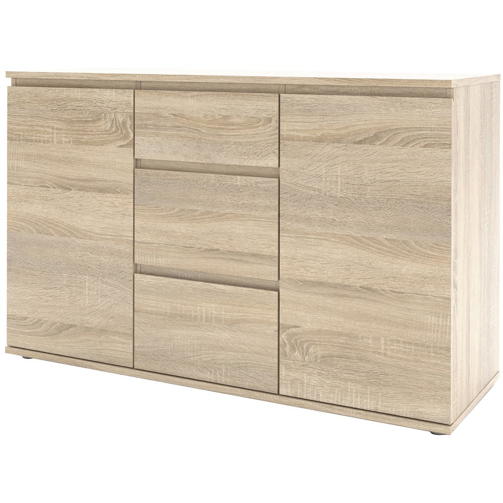 Florence 2 Door 3 Drawer Oak Sideboard Image 3