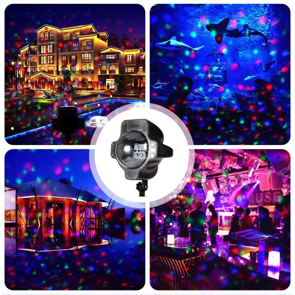 Shatchi LED Night Disco Party Rotating Spotlight Image 2